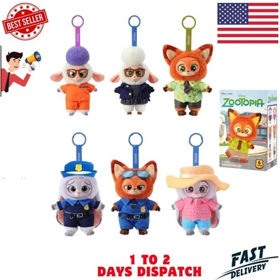 MINISO Zootopia Series doll Vinyl Plush Pendant Confirmed Blind Box Figure Gift - Image 1 of 4