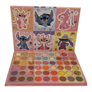 Stitch Eyeshadow Palette 54 Color Makeup Set Matte Shimmer Glitter Cute Cartoon - Picture 1 of 4