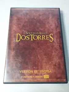 El Señor de Los Anillos Las Dos torres Version Extendida 4 x DVD Region 2 Am - Imagen 1 de 5