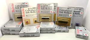 Nu Kote Calculator Ink Roller + Ribbon Lot of (14) -Smith Corona H Apple IW Tosh - Picture 1 of 7