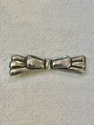 Sterling Silver Hector Aguilar Taxco 940 Bow Vintage Hair Clip Pin Brooch 1940S