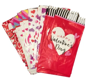 25 VALENTINE'S DAY Paper Treat Bags Sacks Party Favors School Gift Exchange - Picture 1 of 6