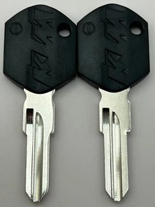 2 llaves en blanco de repuesto llave en blanco para KTM 125 motocicletas códigos 8001-9554 - Imagen 1 de 2