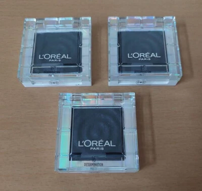 3x L'Oréal - Oli Eyeshadow / Lidschatten - 16 Determination Matte - NEU - Bild 1 von 2