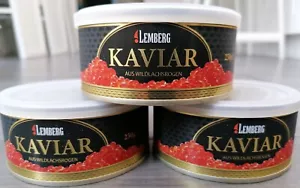 750g ALASKA GOLD GORBUSHA Red Humpback Pink Salmon Caviar Salmon Ikra Ikura ИКРА - Picture 1 of 6