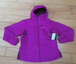Eddie Bauer MICROTHERM XL PURPLE Stormdown HOODED Women's Down Jacket NWT - Picture 1 of 6