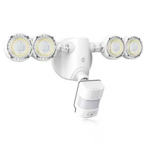 SANSI 4000LM 30W Security Light Motion Sensor Dusk to Dawn Outdoor Flood Lights - Picture 1 of 12