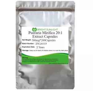 Bio Pueraria Mirifica 20:1 Extrakt Kapseln 500 mg*200 Kapseln - Bild 1 von 2