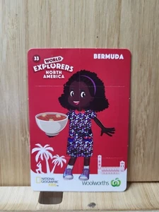Woolworths World Explorers🏆#33 BERMUDA Card 🏆FREE POST - Picture 1 of 1