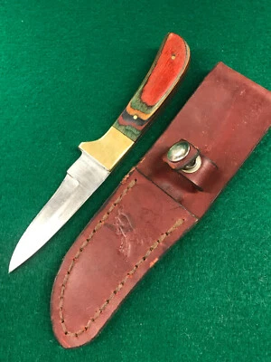 Timber Rattler Knife Surgical Steel W/ Leather Sheath - Image 1 of 4