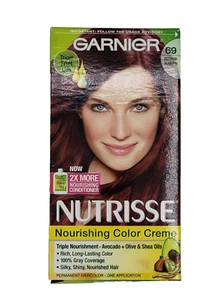 NEW Garnier Nutrisse Nourishing Color Creme Haircolor 69 Intense Auburn - Picture 1 of 1