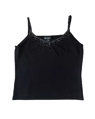 Top vintage años 90 Le Chateau M lentejuelas cuentas cami caprichoso Fairygrunge Foto 1 de 4