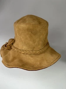 Minnetonka leather floppy hat western style - Picture 1 of 7