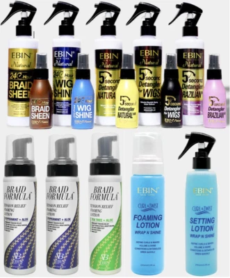 EBIN NEW YORK 5 Sekunden Spray für/Entangler/Glanz/Geflecht/Weben/MousseUK kostenloser Versand