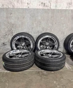 20x8.5 20x10 AMERICAN RACING VN514 WHEELS RIMS TIRES CHEVY GMC OBS C10 5x127 5x5 - Picture 1 of 2