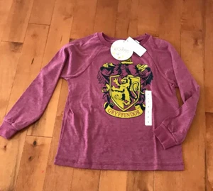 NWT Harry Potter Grtffindor Crest Long Sleeve Shirt Kids S - Picture 1 of 5