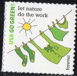 US #4524h MNH 2011 Go Green Let Nature Do the Work - Picture 1 of 1