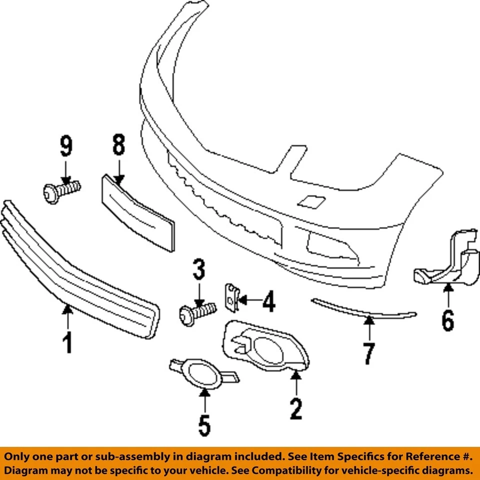 MERCEDES OEM 08-11 C300 Front Bumper-Outer Grille Screw 000000000479 - Image 1 of 1