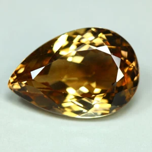 8.87 Cts_Loose Great Gemstone_100 % Natural Imperial Champagne Topaz_Nice Cut - Picture 1 of 3