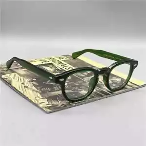 Men's Spectacle Frame Johnny Depp Lemtosh Style Glasses Transparent Lens - Picture 1 of 66