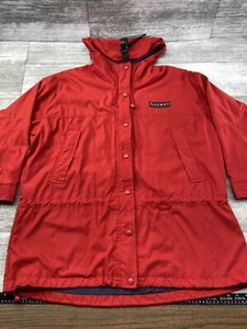 Vtg Ralph Lauren Sailing Jacket Rain Windbreaker Hooded Lined Nylon Adult Medium - Picture 1 of 22