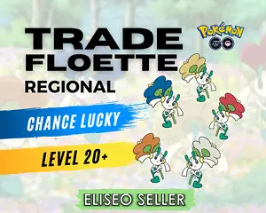 Pokemon Floette GO - Trade Floette - Pokémon GO - Regional Kalos ALL - Picture 1 of 6
