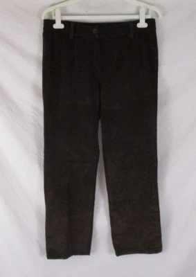 Pantalones de pana marrón para mujer ESCADA cintura alta talla 42 informales DD376 Foto 1 de 4