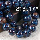 20pcs 10mm Round Coated Opaque Glass Loose Beads Lot For Jewelry Making Diy