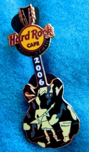 KONA HAWAII BLACK CREAM TATTOO MAN MUSIC DRUM GUITAR 2006 Hard Rock Cafe PIN LE - Picture 1 of 1