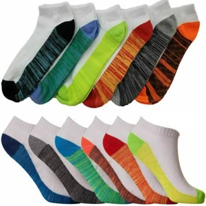 Para Hombres 12 Pares Algodón Rico Deportes Entrenador Forro Atlético Gimnasio Tobillo Medias Calcetines 6-11 - Imagen 1 de 2