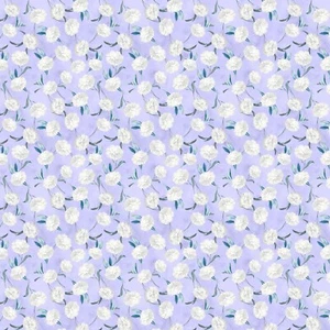 Morning Blooms Purple Small Floral Toss 44" Wide Wilmington Prints Quilt Fabric - Picture 1 of 5