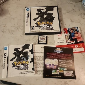 Pokemon White Version (Nintendo DS, 2011) Complete CIB Authentic TESTED  - Picture 1 of 8