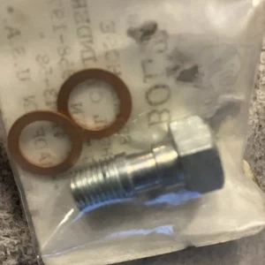 Eastern M\C Part Brake Hose Bolt BT 1958-72 & 2 Copper Washers - Picture 1 of 2