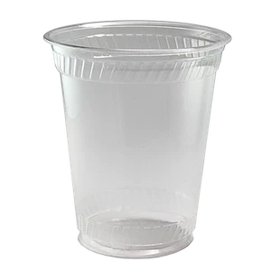 Fabri-Kal 10 oz PLA Compostable Greenware Cold Drink Cups, GC10, Clear | - Picture 1 of 3