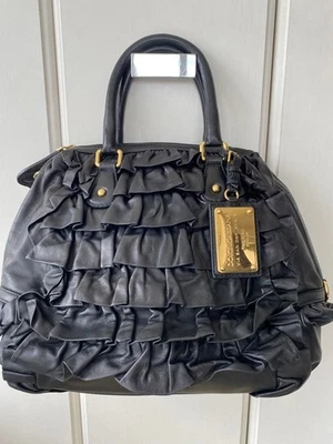 DOLCE&GABBANA Shoulder Hand Bag Black Leather Small Purse Vintage Authentic - image 1 of 4