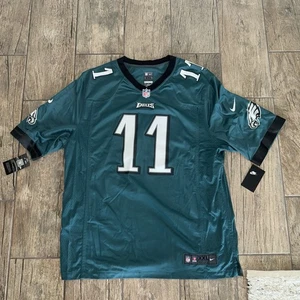 Neu Herren Philadelphia Eagles Carson Wentz #11 grün Spiel Trikot 2XL Nike Aut Neu mit Etikett - Bild 1 von 5