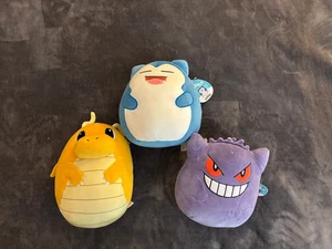 Dragonite, Gengar, Snorlax große Pokemon Plüschtiere (3er Set) - Bild 1 von 24