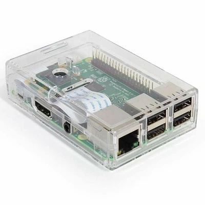 Raspberry Pi Model 3B + / 3B / 2B Gehäuse - PC - transparent - Bild 1 von 4