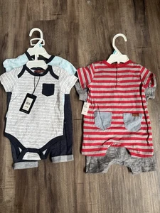 Lote de 7 conjuntos de ropa de bebé bebé jeans para toda la humanidad - Imagen 1 de 8