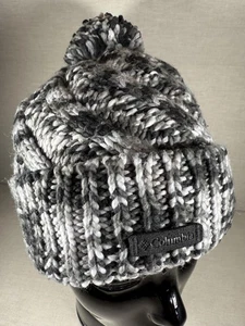 Cappello Columbia Beanie Pom Pom donna taglia unica maglia foderato pile invernale caldo - Foto 1 di 5