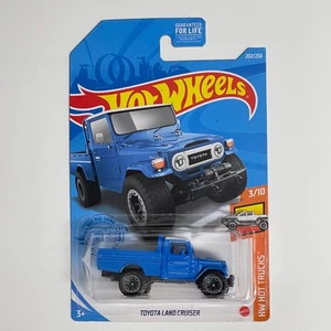 Hot Wheels Toyota Land Cruiser Blue – HW Hot Trucks 3/10 – Off-Road 4x4 – #202 - Picture 1 of 3
