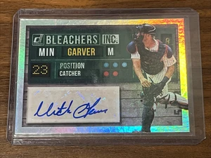 2019 Panini Donruss Baseball Mitch Garver #BI-MG Bleachers Inc Auto Twins - Picture 1 of 2