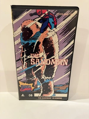 Spider-Man vs The Sandman VHS 08 Marvel Comics 1985  VTG Good Condition - Image 1 of 4