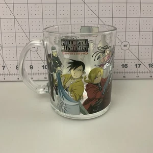 Full Metal Alchemist FMA Brotherhood Official Foil Printed Glass Mug Cup 16oz - Picture 1 of 9