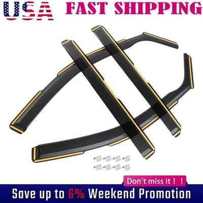 Pantalla de ventilación para Chevy Silverado doble cabina 2019-2024 JDM 4X en canal 4 piezas nueva Foto 1 de 4