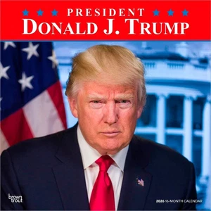 Präsident Donald J. Trump | 2026 12x24" Quadratischer Wandkalender - Bild 1 von 4