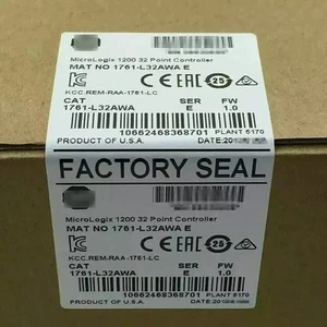 New Factory Sealed AB 1761-L32AWA MicroLogix1200 32 Point Controller 1761L32AWA - Picture 1 of 6