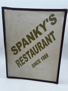 Menu From Your Favorite Restaurant SPANKYS Since 1989 SPANKY'S Humble TX Texas - Picture 1 of 7