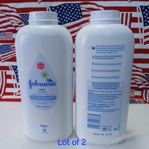 Johnson's Baby Powder Sealed Talc 17.6oz NEW 2 pack  Discontinued  - Picture 1 of 3