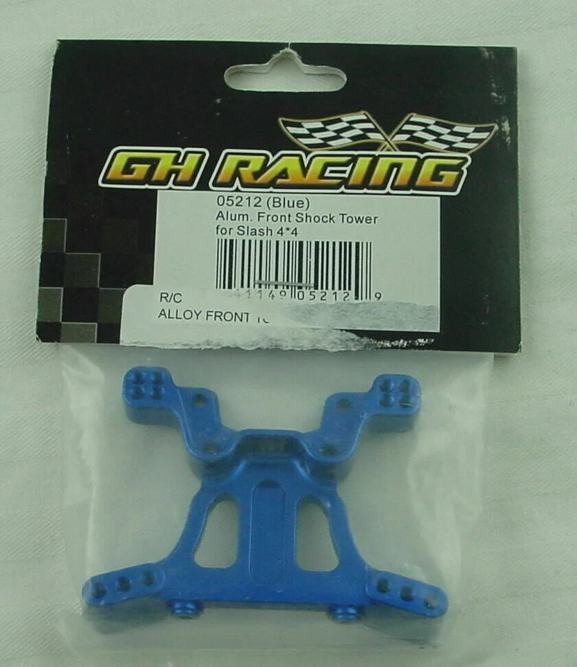 Racing Blue Aluminum Front Shock Tower Fits Traxxas Slash 4x4 Golden Horizon - Image 1 of 1